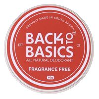 Back to basics All Natural Deodorant - Fragrance Free